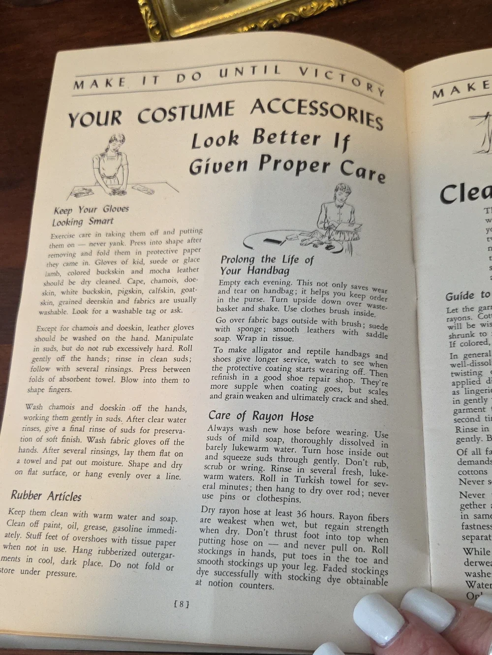 1943 Wartime Handbook - Make It Do Until Victory  Pulbication From Louisville Ky